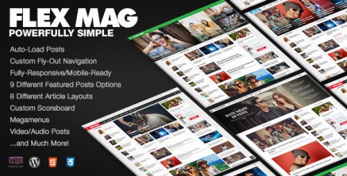 Nulled Flex Mag v1.14 - Responsive WordPress News Theme product picture