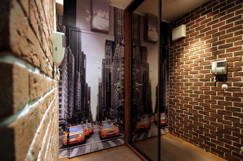 Декоративный камень в интерьере прихожей и коридора (65 фото) идеи дизайна