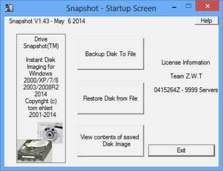 Drive SnapShot 1.47.0.18640 + Portable