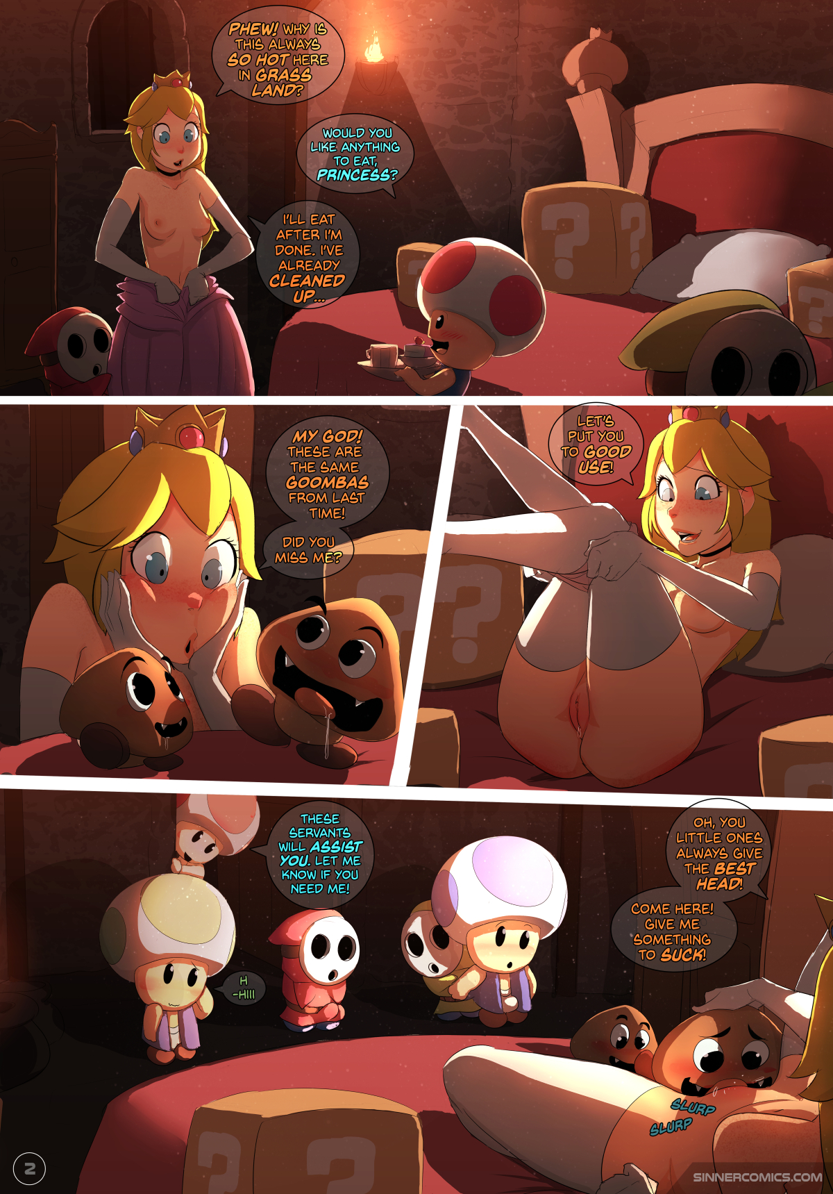 SILLYGIRL - NEW COMIC  PEACH PRINCESS ONGOING