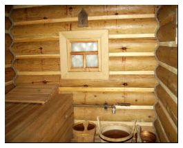 Обычная деревянная баня, что нуждается в утеплении
