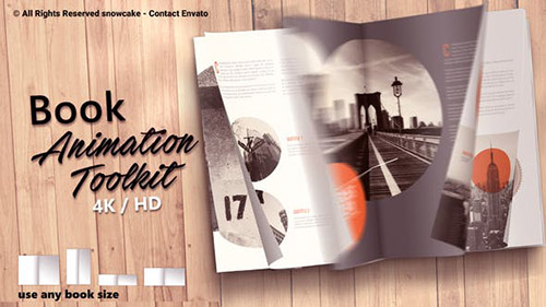 Book Animation Toolkit - Project for After Effects (Videohive)