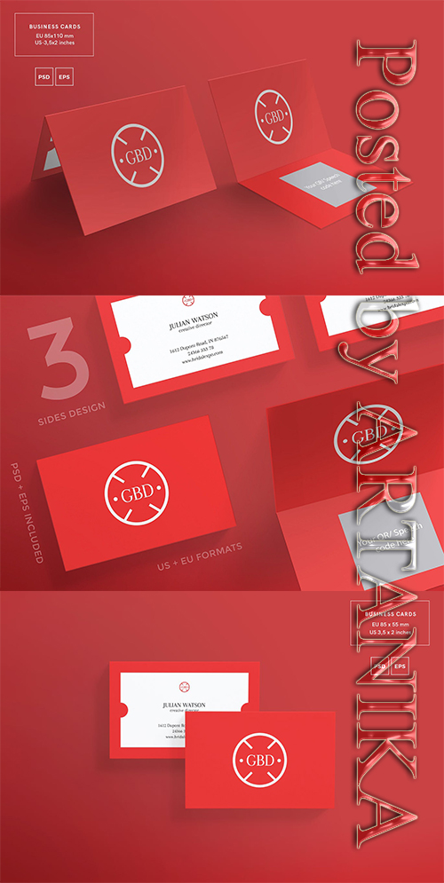 Bridal Expo Business Card Template