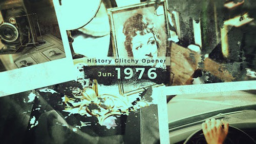 History Glitchy Opener - Project for After Effects (Videohive)