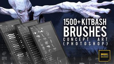 1500+ Kitbash Brushes for Concept Art