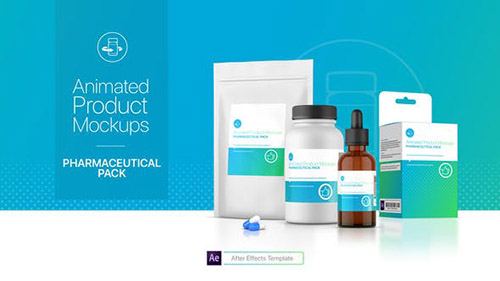 Animated Product Mockups - Pharmaceutical Pack - Project for After Effects (Videohive)