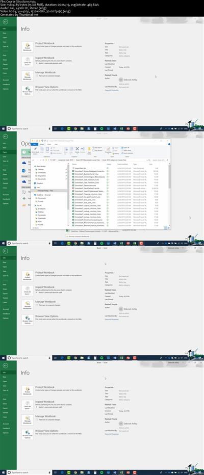 Microsoft Excel Advanced 2019