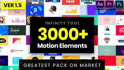 Infinity Tool   Greatest Pack for Video Creators   Project for After Effects (VideoHive) 23736432