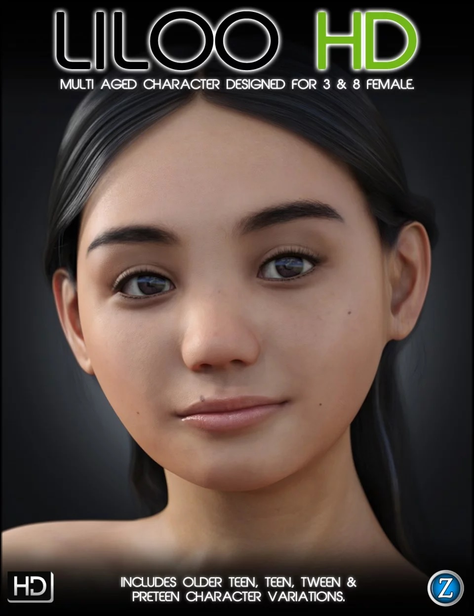 Liloo HD for Genesis 3 and 8 Female