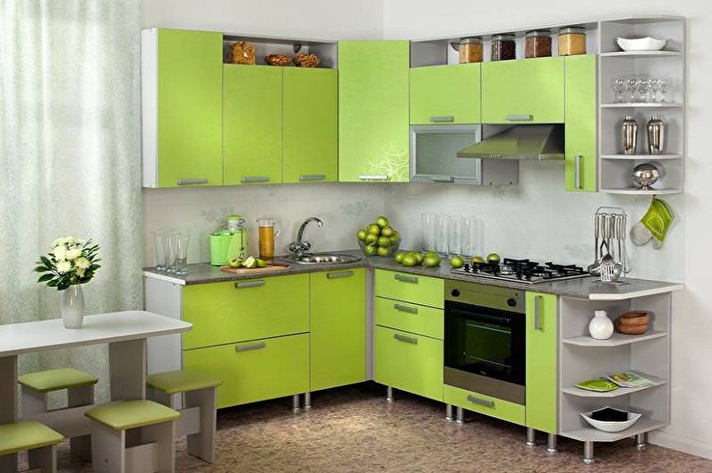 Маленькая угловая кухня (80 фото) - дизайн интерьеров, идеи для ремонта