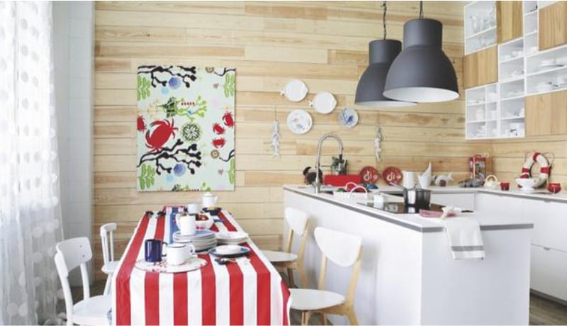 Кухня в морском стиле 50 фото, гид по дизайну и ремонту