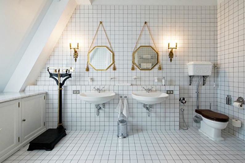 Белая ванная комната дизайн интерьера (65 фото)