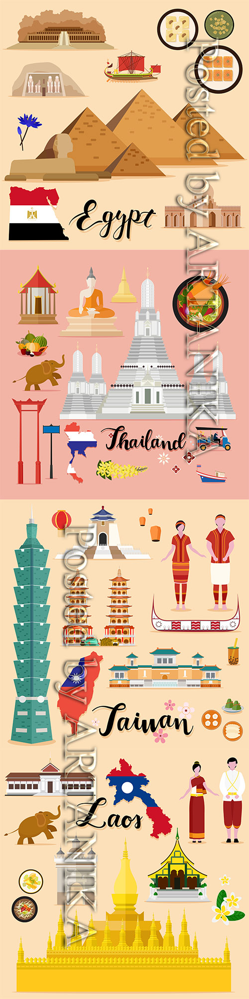 Travel Vector Set Collection Vol.3