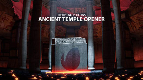 Ancient Fiery Temple Opener - Project for After Effects (Videohive)