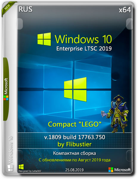 Windows 10 Enterprise LTSC x64 1809.17763.720 Compact By Flibustier (RUS/2019)