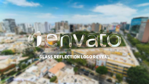 Glass Reflection Logo Reveal - Project for After Effects (Videohive)