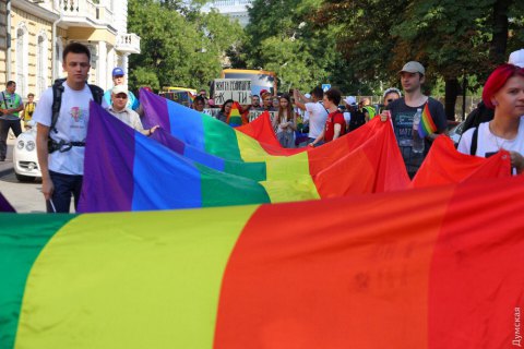 На Марше равенства в Одессе застопорили троих человек