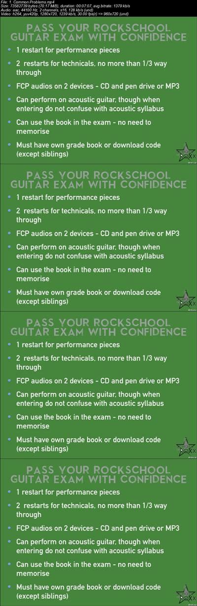 Pass Your Rockschool Guitar Exam With Confidence   Level 1