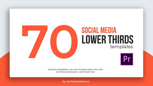 Social Media Lower Thirds Premiere Pro Templates (Videohive)