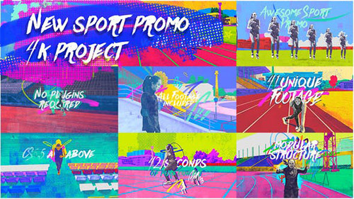 New Sport Promo 4K 24458750 - Project for After Effects (Videohive)