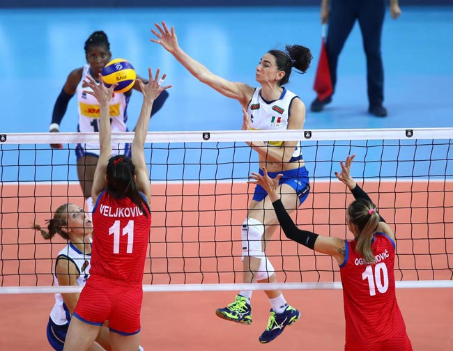 Волейбол. Чемпионат Европы (жен). Сербия и Турция сыграют в финале (+Видео)
