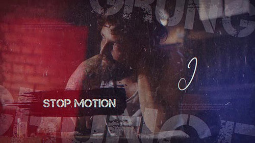 Stop Motion Grunge - Project for After Effects (Videohive)