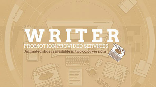 Writer Promo - Project for After Effects (Videohive)