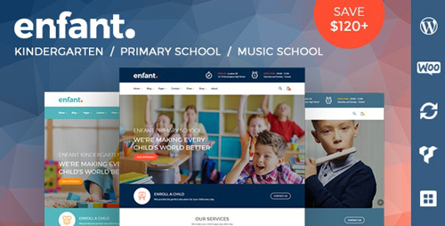 ThemeForest - Enfant v3.1.5 - School and Kindergarten WordPress Theme - 20121401
