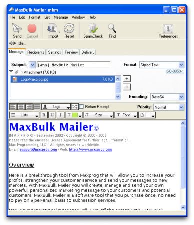MaxBulk Mailer Pro 8.7.1 Multilingual