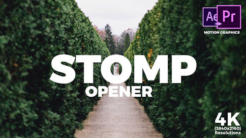 Stomp Opener 21817820 - Premiere Pro for After Effects Template (Videohive)