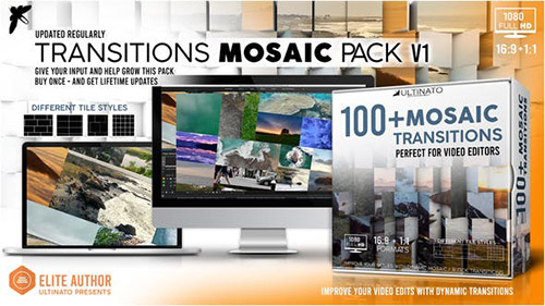 Transitions Mosiac Pack - Toolkit - Project for After Effects (Videohive)