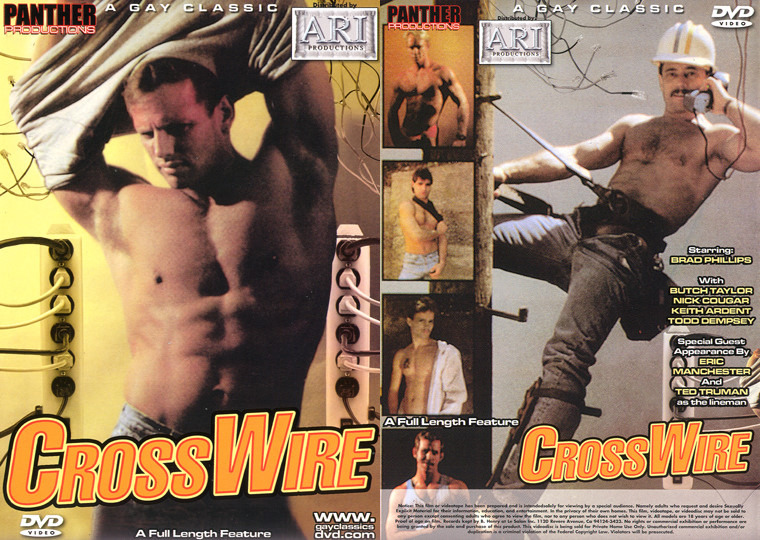 Crosswire /   (Jim West, Panther Productions, Le Salon Video) [1988 ., Classic, All Sex, Uniform, Blue Collar, Oral Sex, Anal Sex, Bareback, Condoms (Some), Threeway, Masturbation/Solo (Some), Muscle Men, Average Build, Natural B