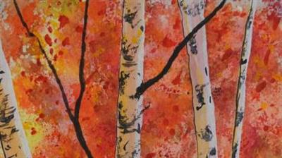 Autumn Watercolor   Painting Fall Leaves