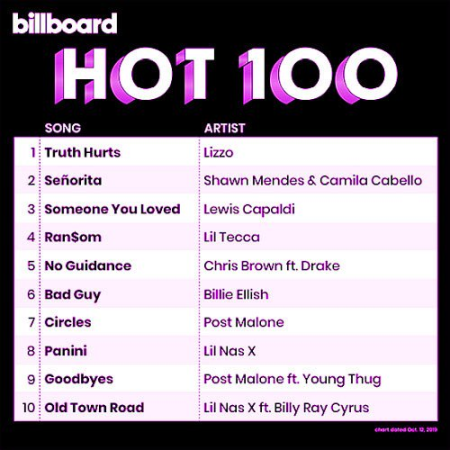 Billboard Hot 100 Singles Chart 12-10-2019