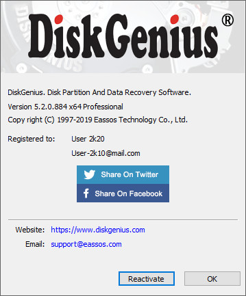 DiskGenius Professional 5.2.0.884