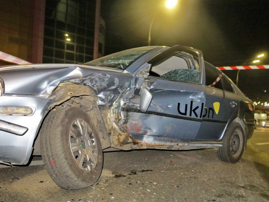ДТП с таксомоторным "Уклоном" в Киеве: есть пострадавшие
