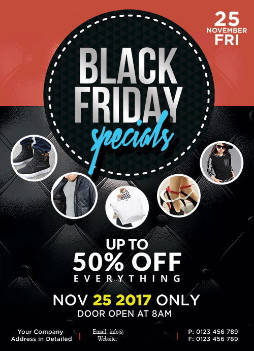 Black Friday Sale - Premium flyer psd template